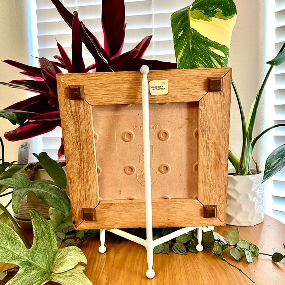 Vintage Tile & Wood Trivet Made in Italy - Picture 3 of 6